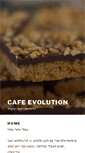 Mobile Screenshot of cafe-evolution.com